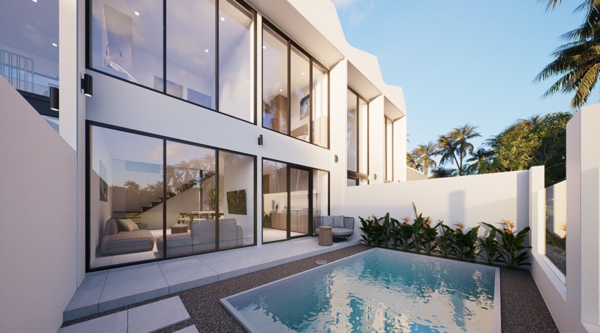 Architectural render of the villa this Balismart system is being designed for